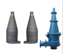 Silicon carbide SiSiC segmented cylinder for  slurry pump